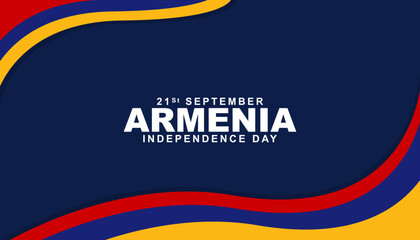 Armenian Independence Day is celebrated on September 21st. Vector illustration design