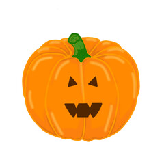 cartoon pumpkin ghost welcome halloween