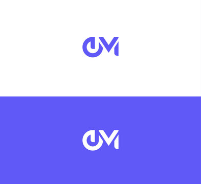 EM, ME, DM, MD, MDE, EMD letter logo design template elements. Modern abstract digital alphabet letter logo.