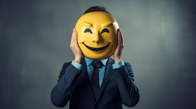 emotion human smile mask joy be positive