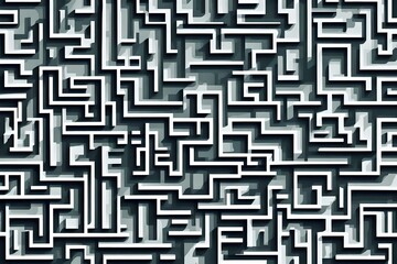 Seamless maze pattern background