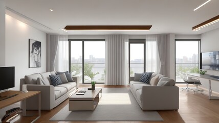 Fototapeta premium Modern Comfortable Interior