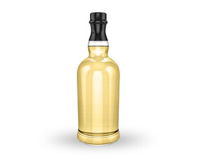 Wine bottle mockup studio shot
