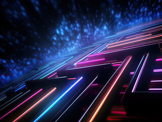 Abstract neon background