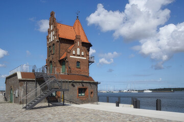 Stralsund - Lotsenhaus am Hafen, Mecklenburg-Vorpommern, Deutschland, Europa