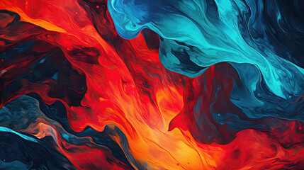 Abstract Abyss - Deep Purple/Gunmetal/Ruby, Generative AI