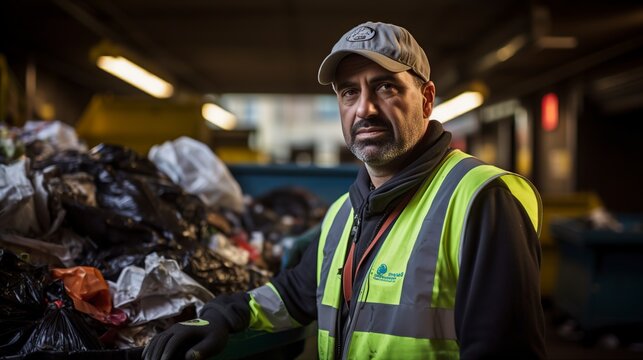 urban municipal waste worker.