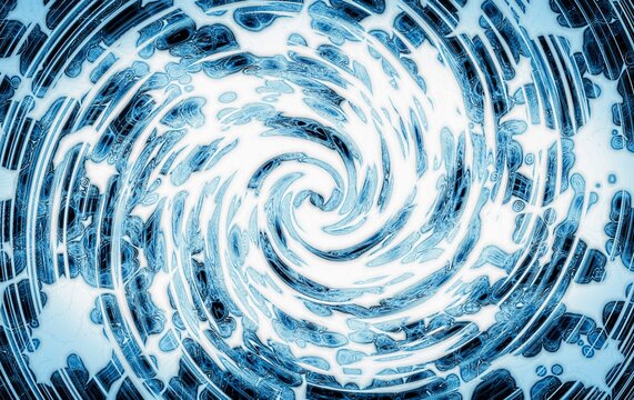 anime style background effect with energy in a circular pattern in beige-blue tones For Wallpaper, Decoration, Website, Physics, Banner, Poster, Season, Christmas, Party, Product, Drink