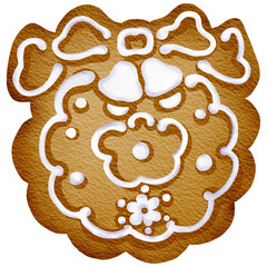 Christmas gingerbread cookie