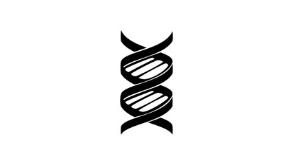 DNA logo, Iconic Emblem Symbolizing DNA