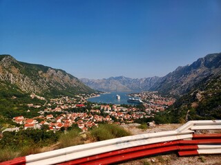 view of the city of kotor