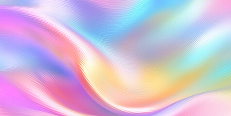 Obraz premium Iridescent pearlescent holographic abstract background.