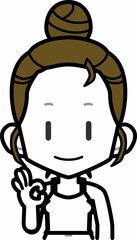 hb部屋着女性BU_fOL16