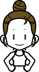 hb部屋着女性BU_fOL19