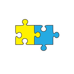 Icon Jigsaw illustration isolated sign symbol