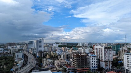 Fototapeta na wymiar View of the Chattogram city, Bangladesh