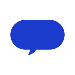 Vector chat bubble on white background