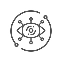 Obraz premium Visualization vector icon. Tech modern vector icon for web, ui. EPS 10