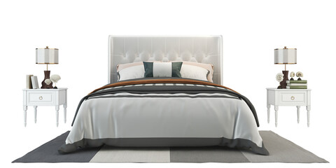 Interior furniture set 3D render. Living room house floor template background mockup design , isolated on transparent background