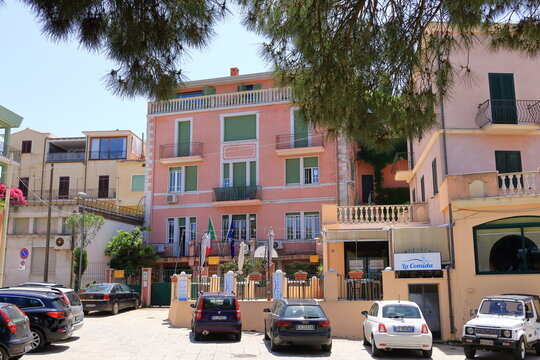 May 23 2023 - Arbatax, Sardinia in Italy: lovely town by the sea