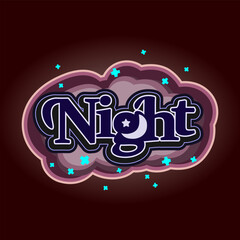 Vektor malam 3d garis font neon gaya tipografi modern. Jenis huruf keren untuk poster pesta disko, kaos, dekorasi, logo, buku, kartu, spanduk penjualan, percetakan, industri. alfabet trendi. 10 eps © Dstd