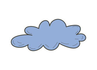 Clouds icon. Flat style vector illustration.. doodle. clipart. vector illustration