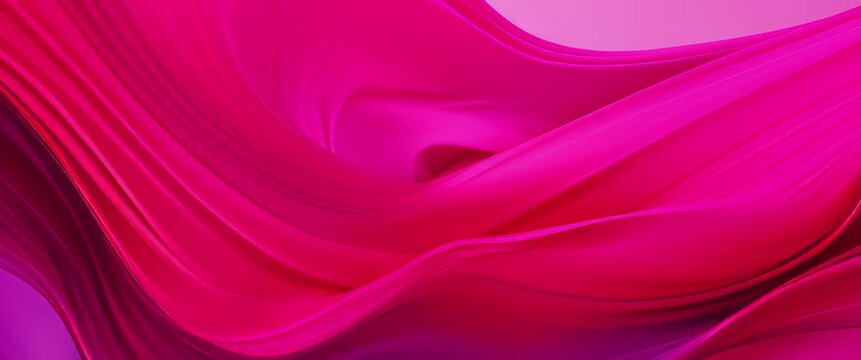 Anamorphic video abstract drawing magenta color background for branding and product presentation.
