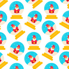 glass ball snow christmas new year mood