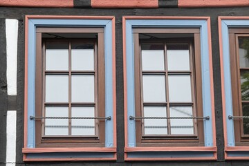 Details of a half-timbered house