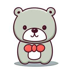 teddy bear with bow tie