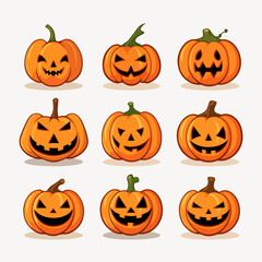 "Autumn" yields eerie "Halloween pumpkin." AI Generation.