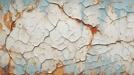 Cracked and weathered paint texture with a distressed look