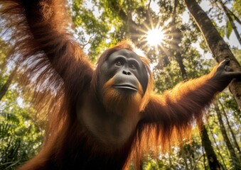 Northwest Bornean orangutans are the most threatened subspecies