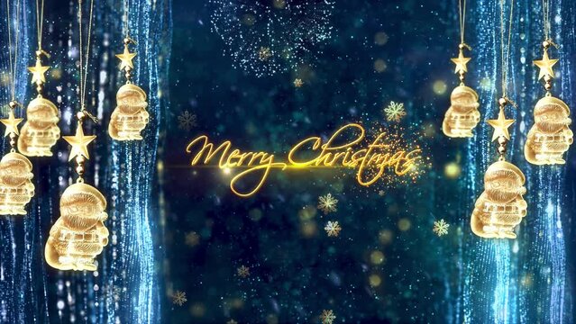 Christmas Theme Background Animation, High Quality Christmas Animation for Holiday Seasons