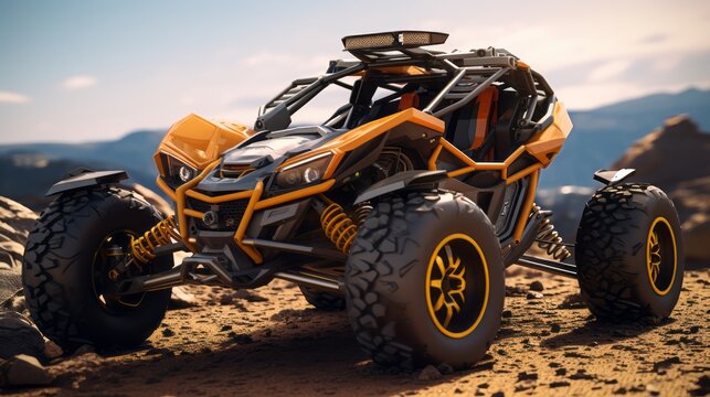 Desert Exploration Elevated with Hi-Tech Luxury Off-Roader