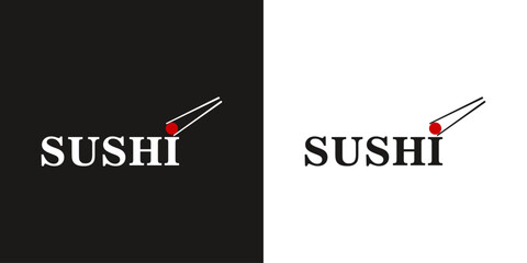 logo for sushi restaurant japanese food