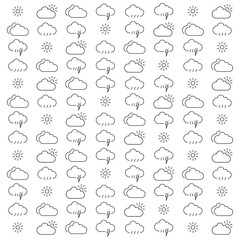 weather pattern with modern style, black and white line style, modern pattern