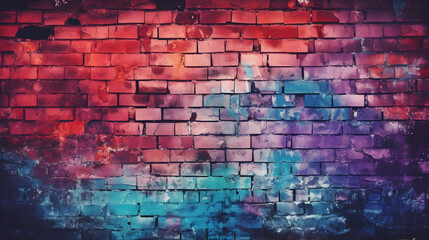 Fototapeta premium Multicolor old brick wall