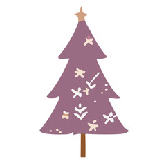 Christmas Tree Vector: A Festive and Versatile Vector Illustration of a Beautifully Decorated Christmas Tree, Ideal for Holiday Designs, Cards, Crafts