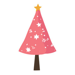 Christmas Tree Vector: A Festive and Versatile Vector Illustration of a Beautifully Decorated Christmas Tree, Ideal for Holiday Designs, Cards, Crafts