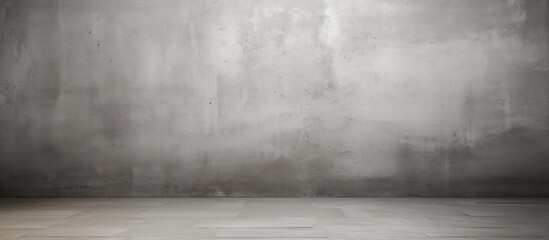 Background of a studio room with a grey cement wall