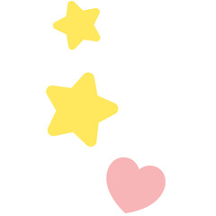 Obraz premium Charming Pastel Cute Elements: Vector Illustrations for Your Creative Projects