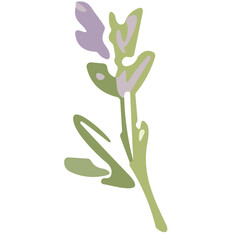 Charming Lavender Vector Illustrations: Cute and Versatile Lavender Flower Graphics in High-Resolution for Crafts, Decor, and Creative Projects - Instant Download, Perfect for Various Applications