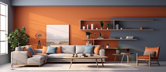 depiction of a living room s interior