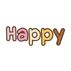 cute word happy 