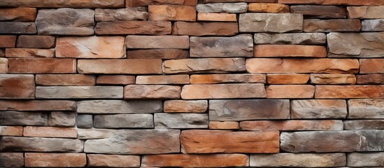 Brick and decorative stone for design and presentation purposes