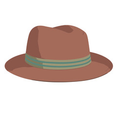 Chic and Versatile A Stylish Hat Vector Illustration, Ideal for Adding a Touch of Fashion to Your Creative Projects