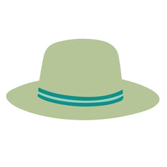 Chic and Versatile A Stylish Hat Vector Illustration, Ideal for Adding a Touch of Fashion to Your Creative Projects