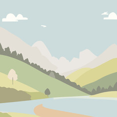 Secret Gardens of Enchantment: A Whimsical and Botanical Landscape Background