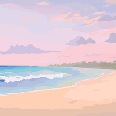 Sun-Kissed Shores: Basking in the Radiance of a Pristine Beach Haven